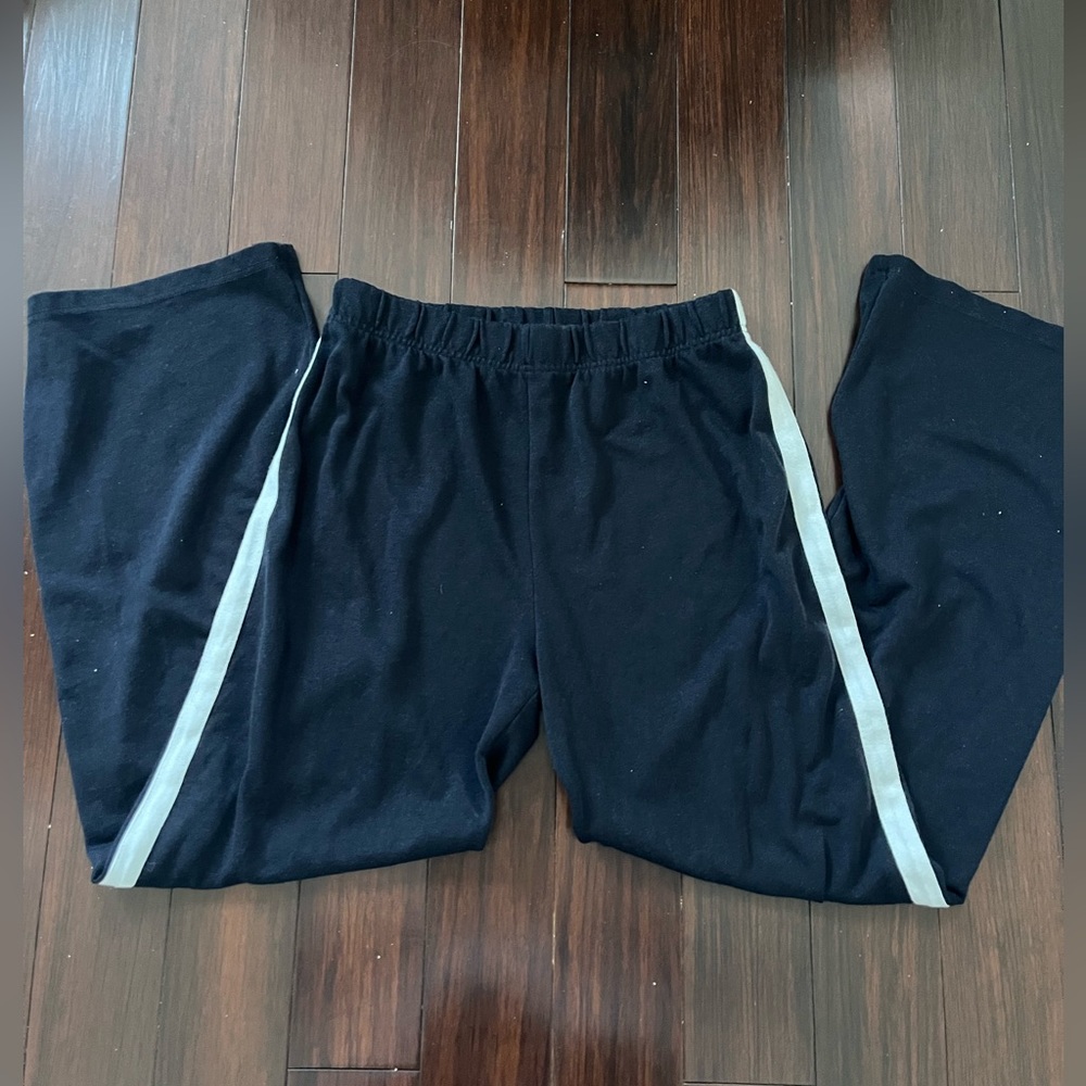 Brandy melville blue and white wide leg sweatpants